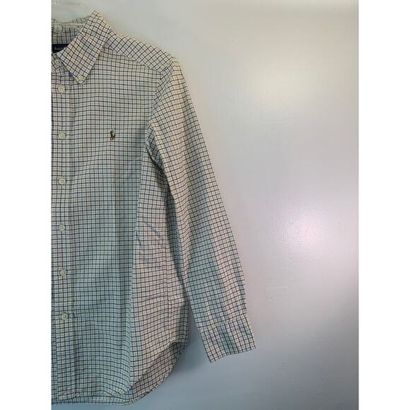 RALPH LAUREN Boy’s Button-Down Casual Shirt / Size: Large 14-16 - Picture 6 of 7